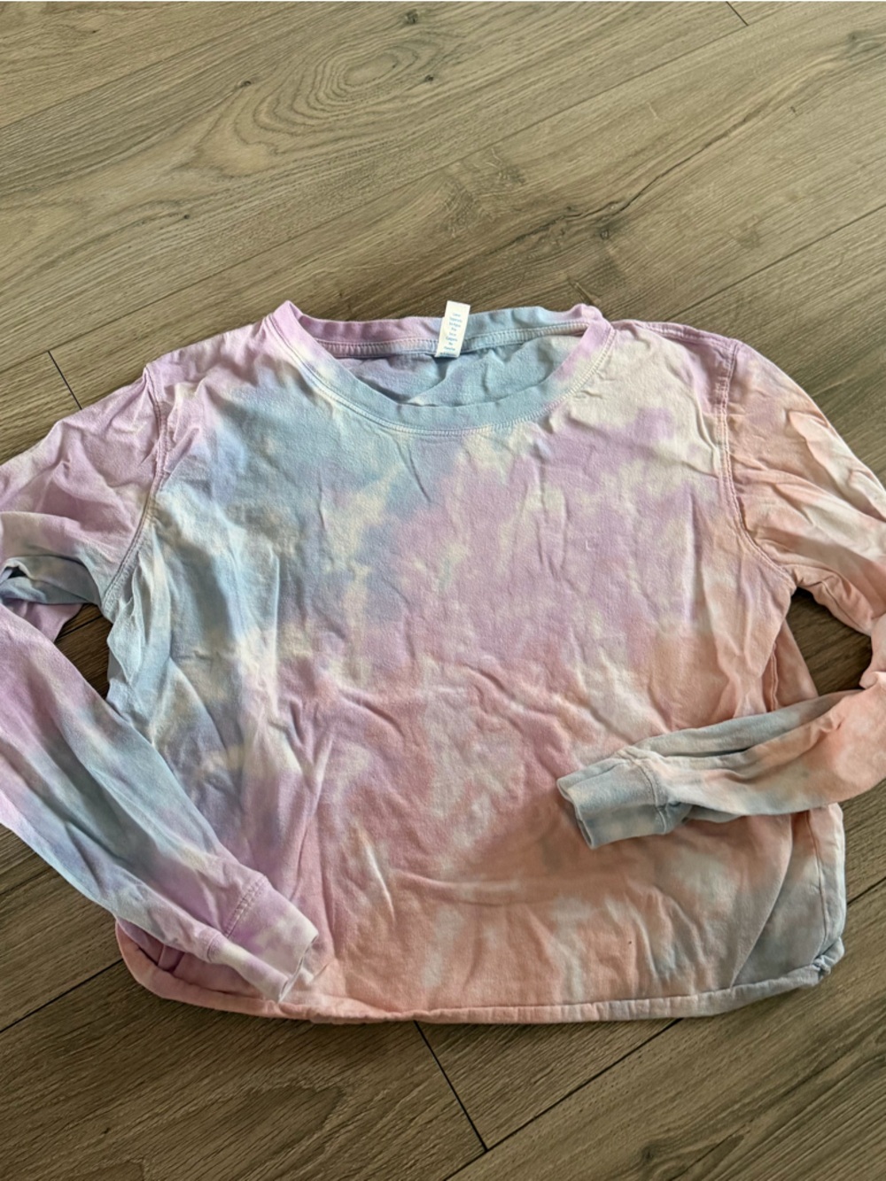 US Apparel Pastel Tie-Dye Tee - Pink, Blue, Lavender, White